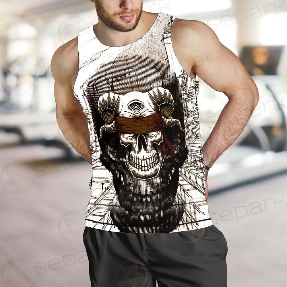 Skull Overshadow SED-0096 Men Tank-tops