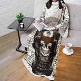 Skull Overshadow SED-0096 Sleeved Blanket