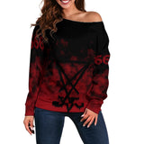 Baphomet SED-0098 Off Shoulder Sweaters