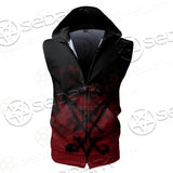 Baphomet SED-0098 Zip Sleeveless Hoodie