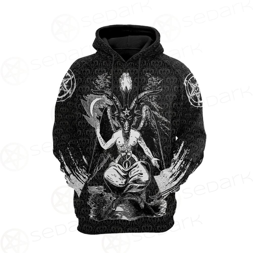 Lucifer Pentagram SED-0099 Hoodie Raglan