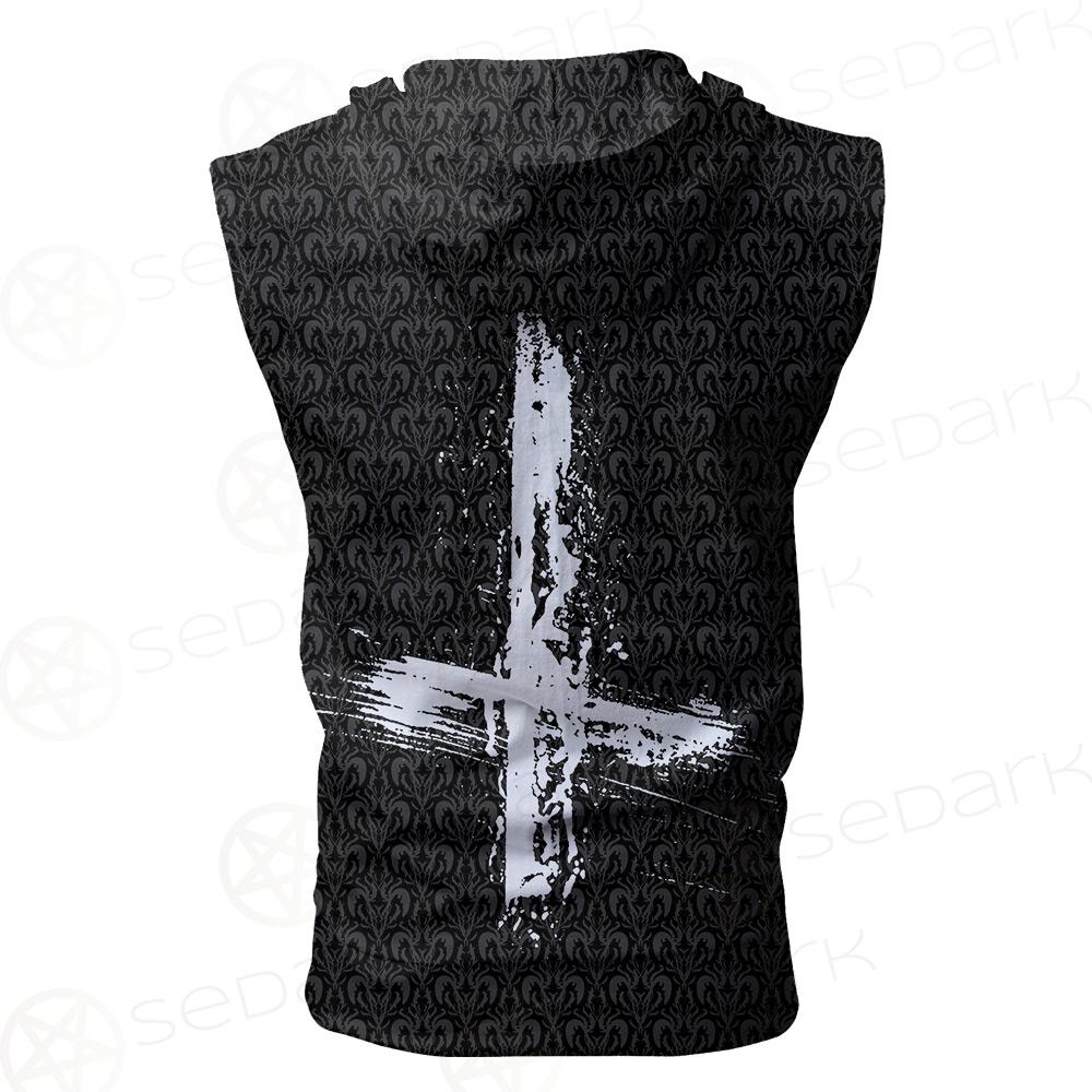 Lucifer Pentagram SED-0099 Zip Sleeveless Hoodie
