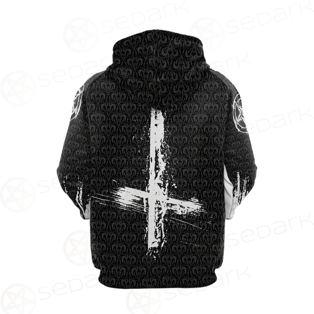 Lucifer Pentagram SED-0099 Hoodie Raglan