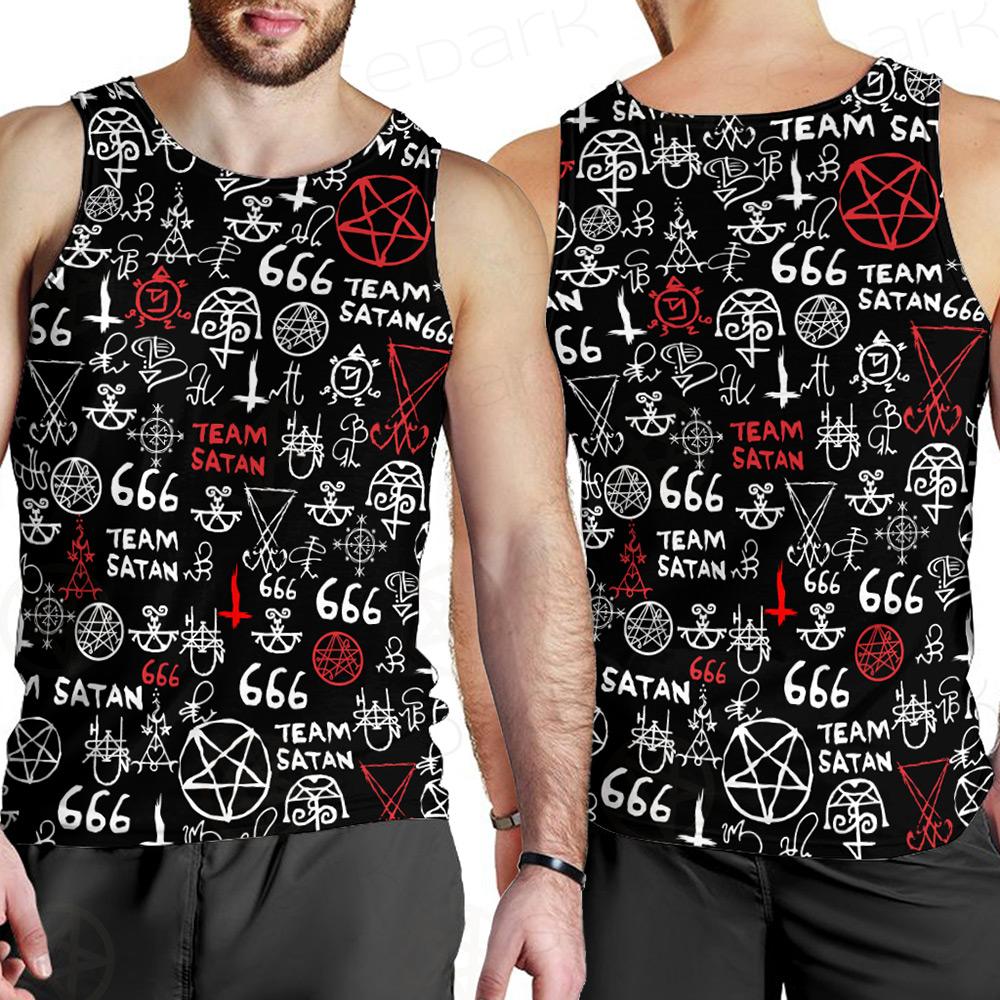 Hail Satan SED-0100 Men Tank-tops