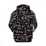 Hail Satan SED-0100 Hoodie Raglan Zip