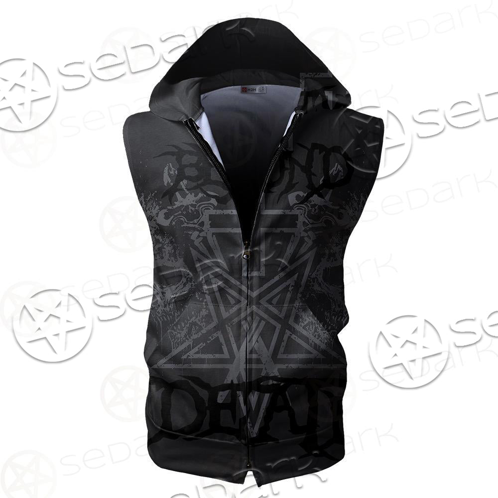Satan Beyond Death SED-0101 Zip Sleeveless Hoodie