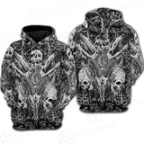 Satan and SKULL SED-0102 Hoodie Raglan