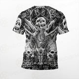 Satan and SKULL SED-0102 Unisex T-shirt