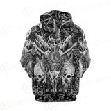 Satan and SKULL SED-0102 Hoodie Raglan