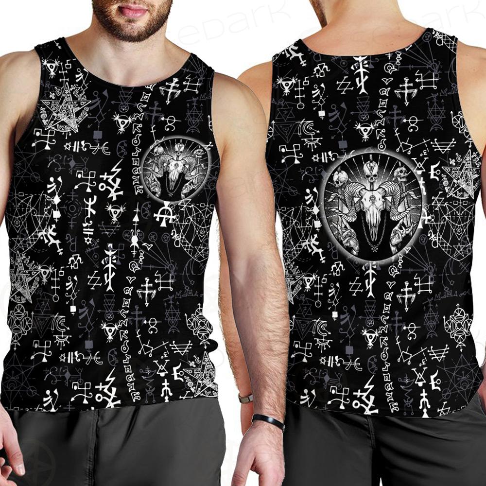 Satan Symbol SED-0104 Men Tank-tops