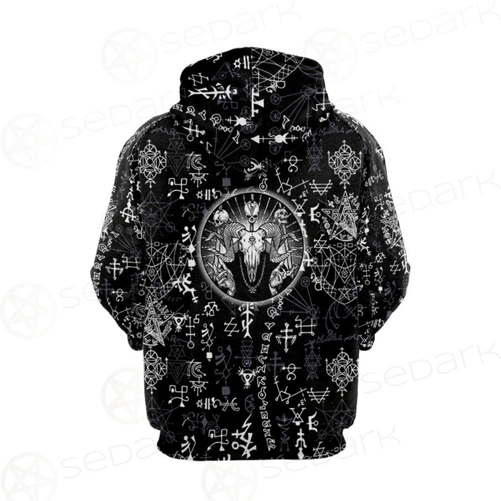 Satan Symbol SED-0104 Hoodie Raglan