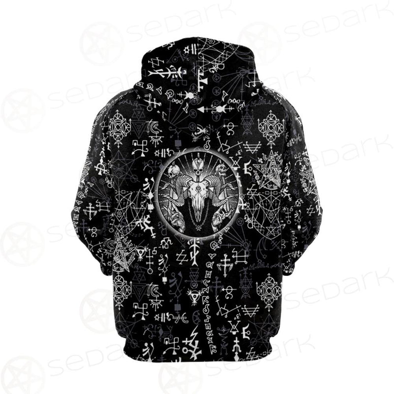 Satan Symbol SED-0104 Hoodie Raglan