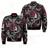 Rose Death Moth Skull SED-0105 Bomber Jacket