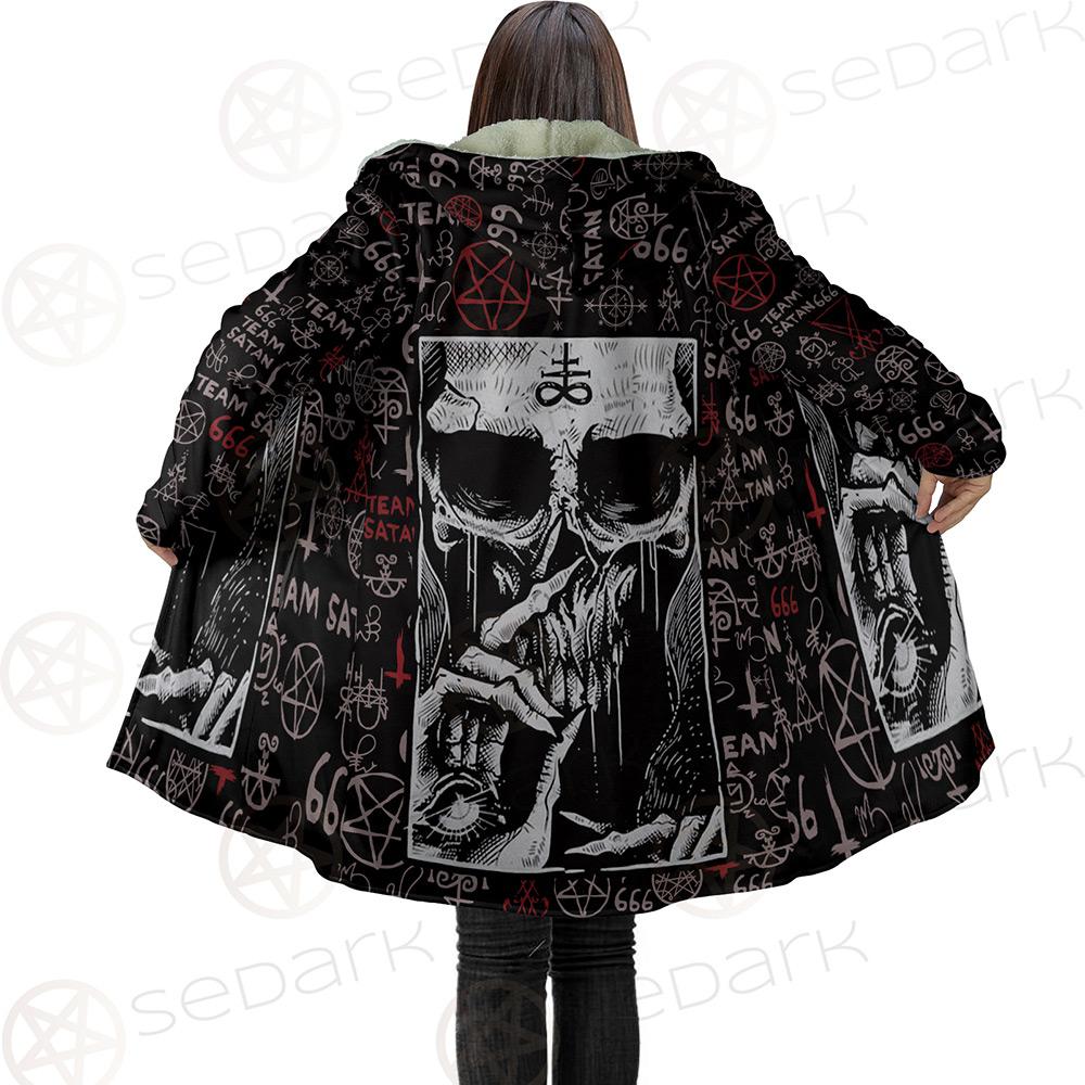 Skull Satan SED-0106 Cloak with bag