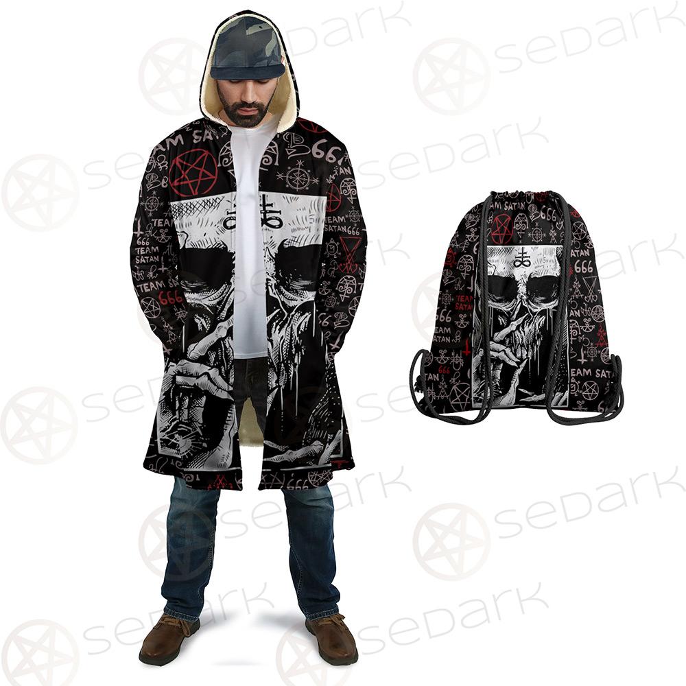 Skull Satan SED-0106 Cloak with bag