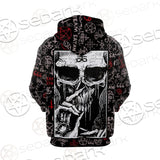 Skull Satan SED-0106 Hoodie Raglan