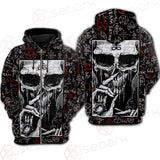 Skull Satan SED-0106 Hoodie Raglan Zip