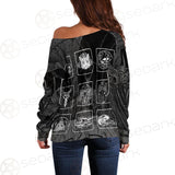 Icon Satan SED-0107 Off Shoulder Sweaters