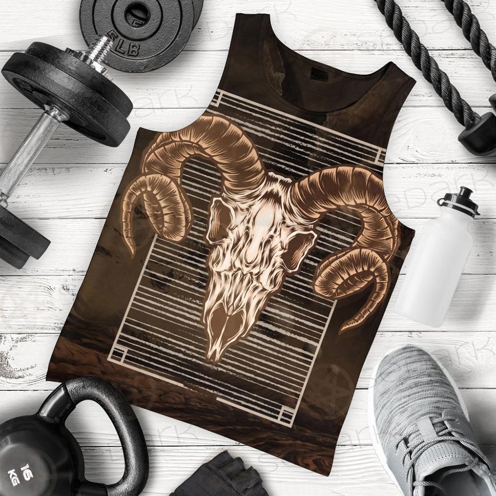 Satan and Skull SED-0108 Men Tank-tops