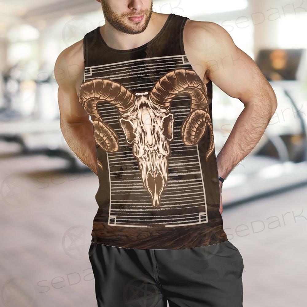 Satan and Skull SED-0108 Men Tank-tops