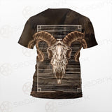 Satan and Skull SED-0108 Unisex T-shirt