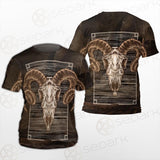 Satan and Skull SED-0108 Unisex T-shirt