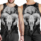 Moon Skull Satan SED-0109 Men Tank-tops
