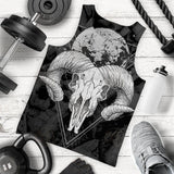 Moon Skull Satan SED-0109 Men Tank-tops