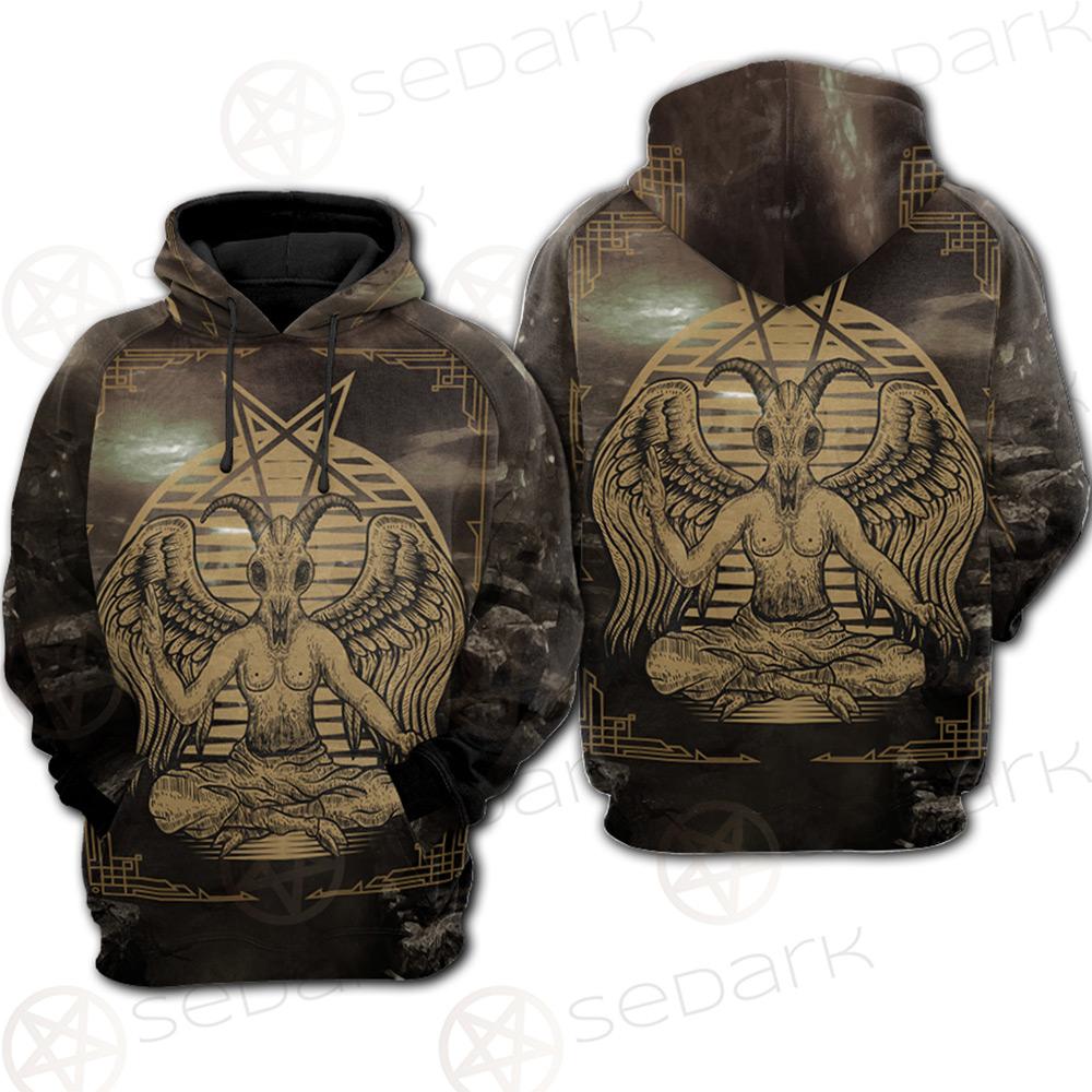New Baphomet SED-0110 Hoodie Raglan