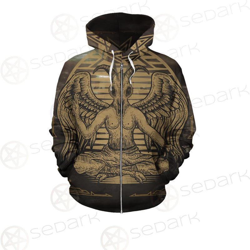 New Baphomet SED-0110 Zip-up Hoodies