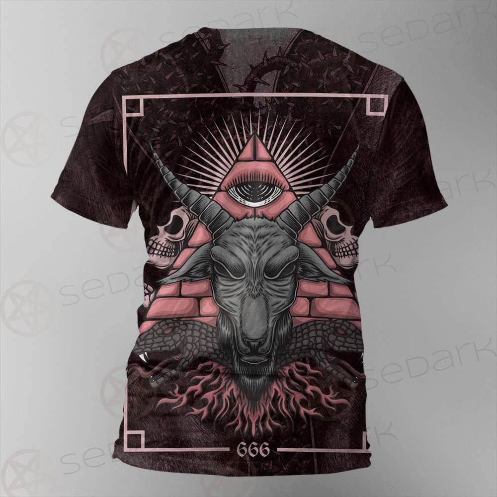 Satan Skull SED-0111 Unisex T-shirt