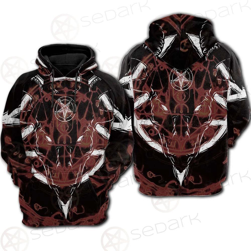 Pentagram Baphoment SED-0112 Hoodie Raglan