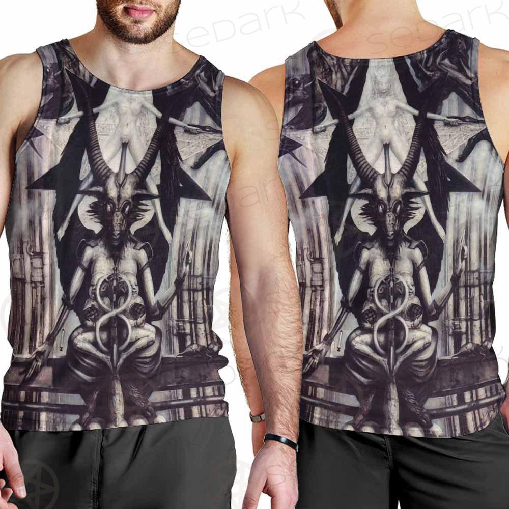 New Baphomet Abstract SED-0113 Men Tank-tops