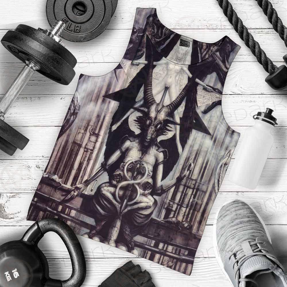 New Baphomet Abstract SED-0113 Men Tank-tops