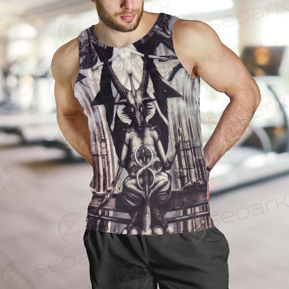 New Baphomet Abstract SED-0113 Men Tank-tops