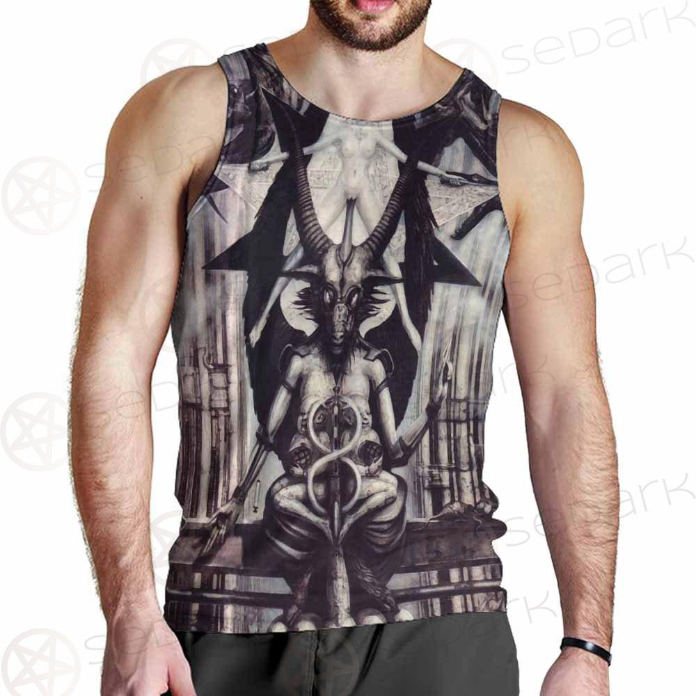 New Baphomet Abstract SED-0113 Men Tank-tops