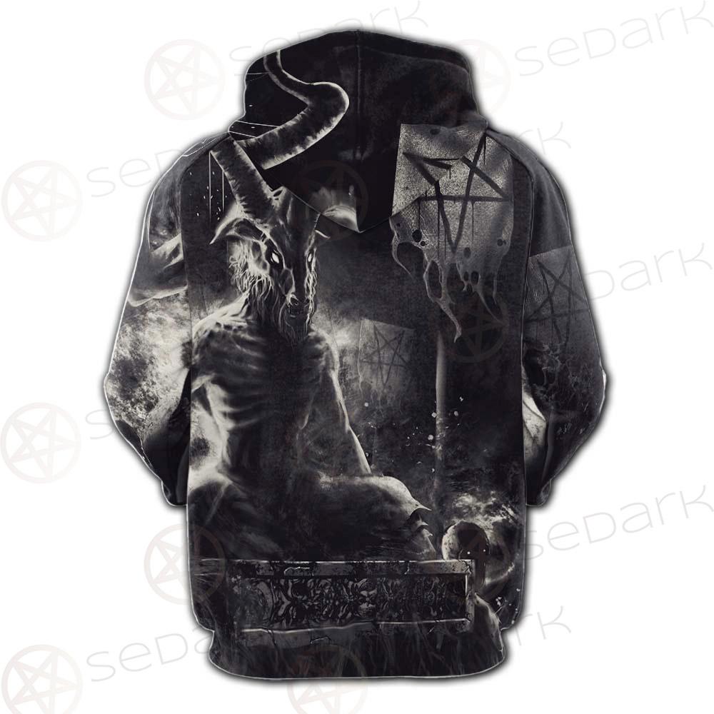 Real Baphomet SED-0115 Hoodie Raglan Zip