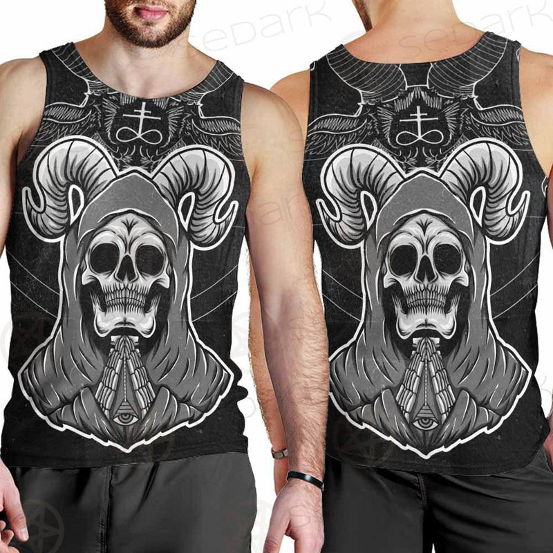 Satan Skull SED-0116 Men Tank-tops