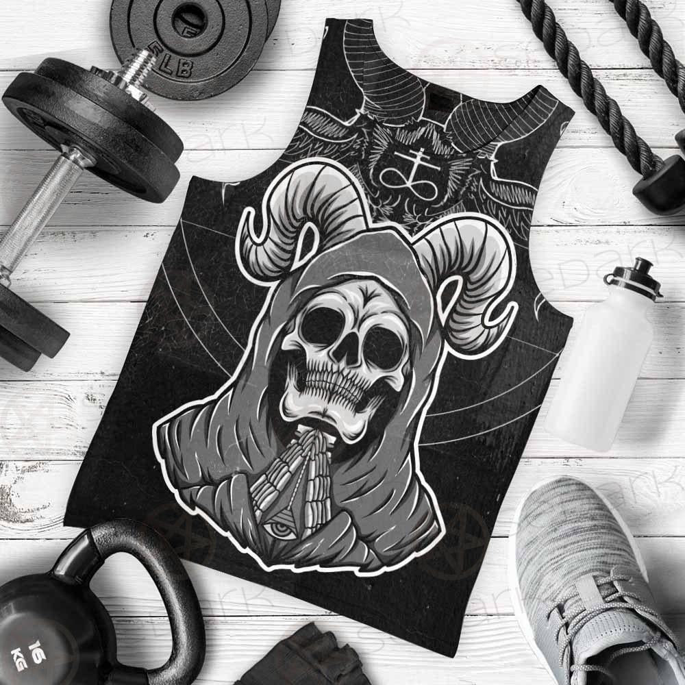 Satan Skull SED-0116 Men Tank-tops
