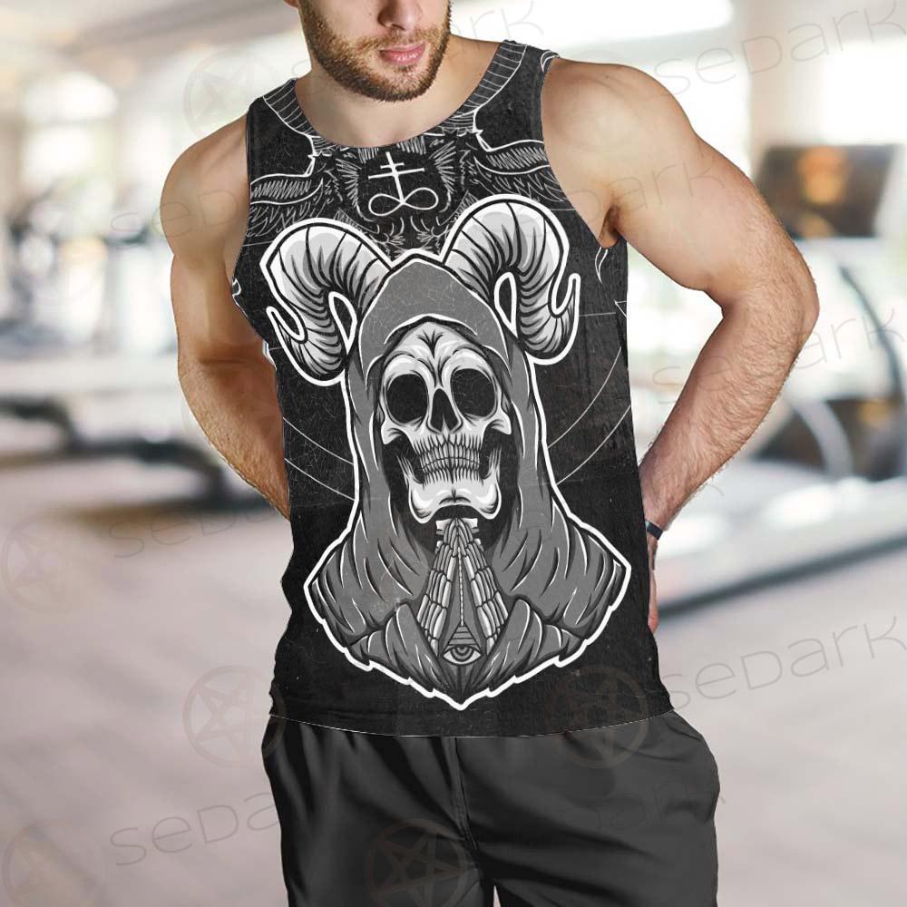 Satan Skull SED-0116 Men Tank-tops