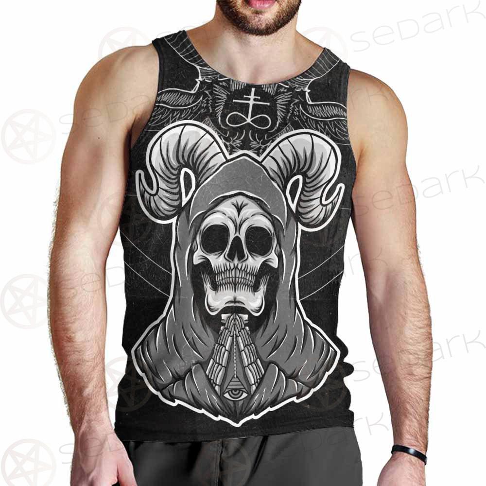 Satan Skull SED-0116 Men Tank-tops