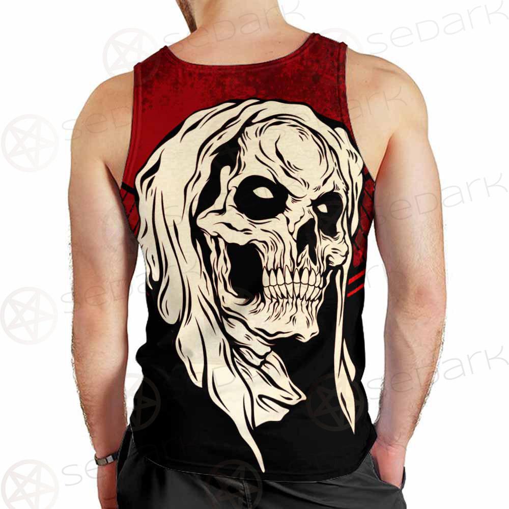 Horrible Skull SED-0117 Men Tank-tops