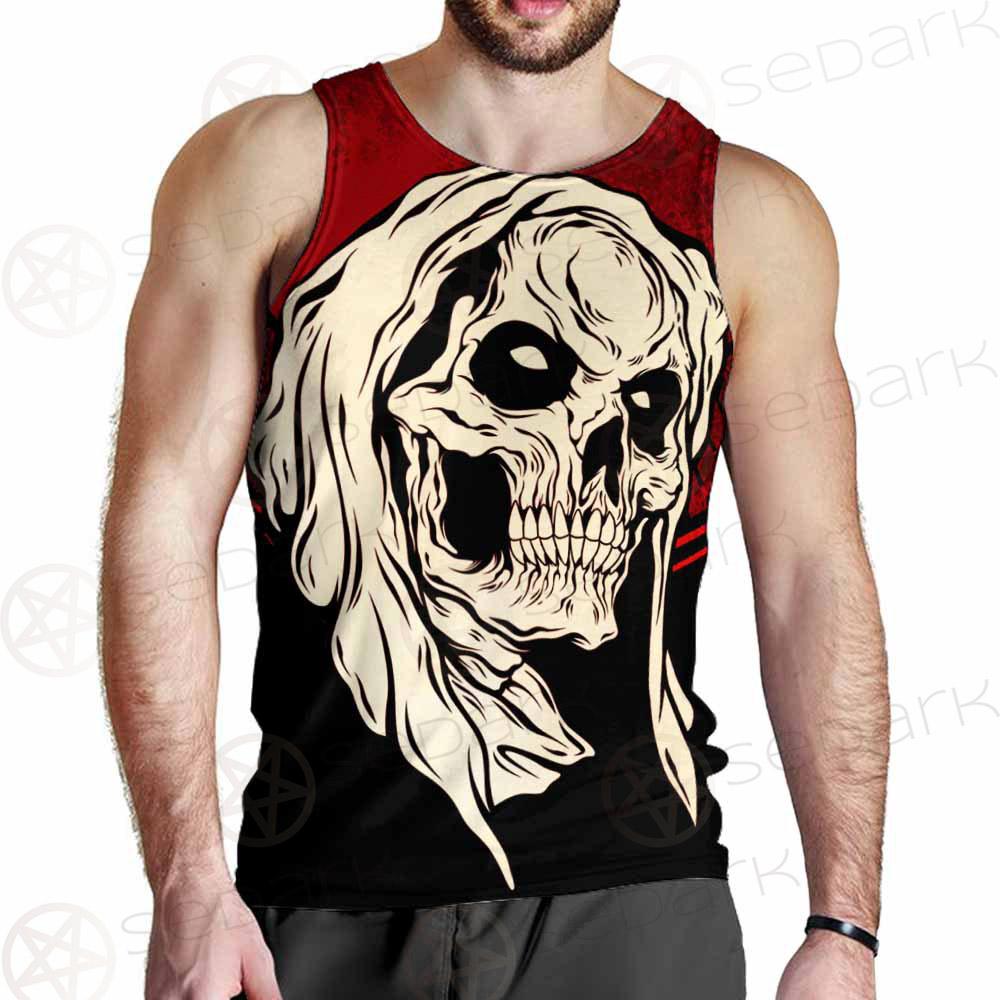 Horrible Skull SED-0117 Men Tank-tops