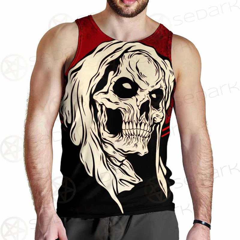 Horrible Skull SED-0117 Men Tank-tops