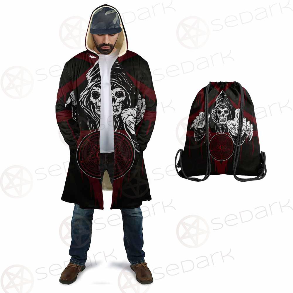 Skull Pentagram SED-0118 Cloak with bag