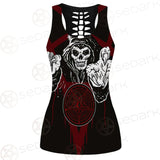 Skull Pentagram SED-0118 Hollow Out Tank Top
