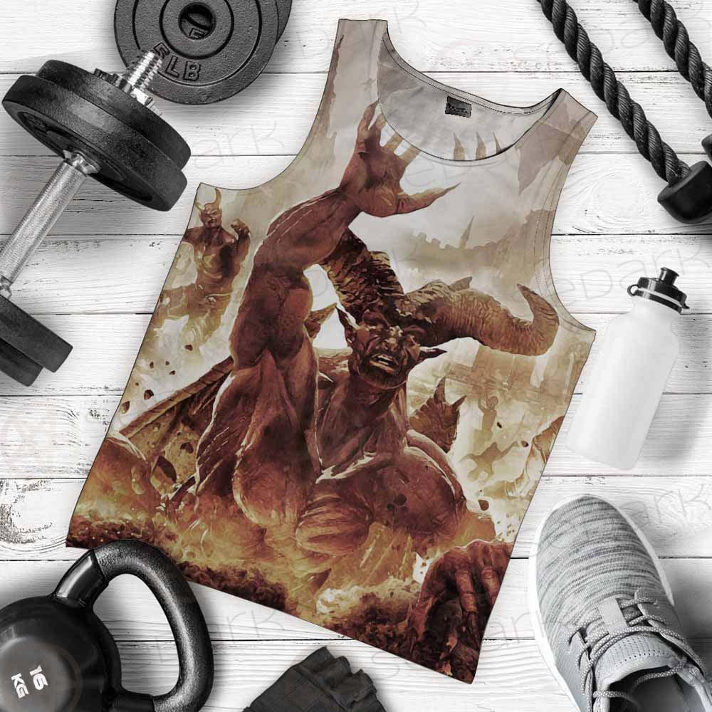 Satan Fire SED-0120 Men Tank-tops