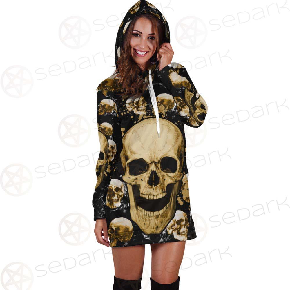 Skull Gold SED-0122 Hoodie Dress