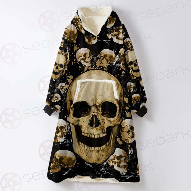Skull Gold SED-0122 Oversized Sherpa Blanket Hoodie