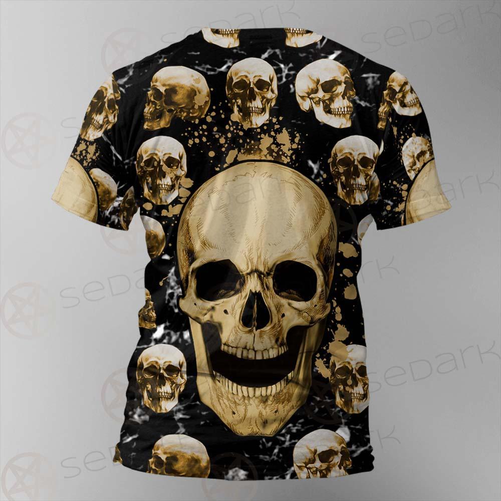 Skull Gold SED-0122 Unisex T-shirt